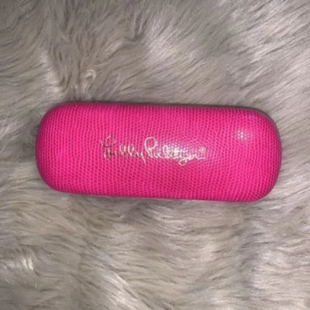 Lilly Pulitzer faux croc hard eyeglass/sunglass case